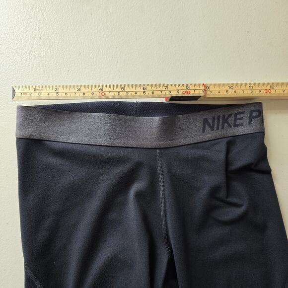 Nike Pro Legging Joggers Yoga Dri-Fit Pants Women's Small Black w/ Logo Athletic - Picture 11 of 16